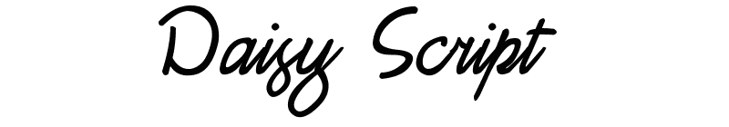 Daisy Script Font