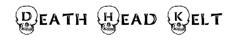 Death Head Kelt Font