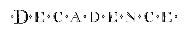 Decadence Font