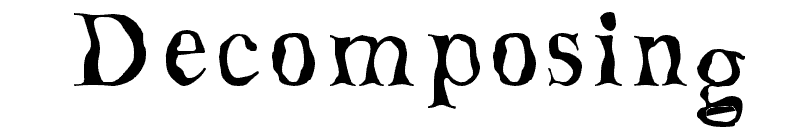 Decomposing Font