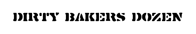 Dirty Baker Sdozen Font