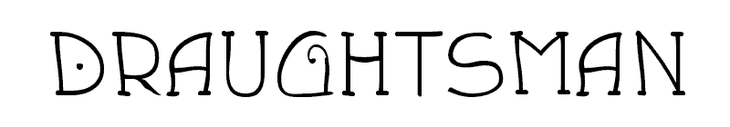 Draughtsman Font