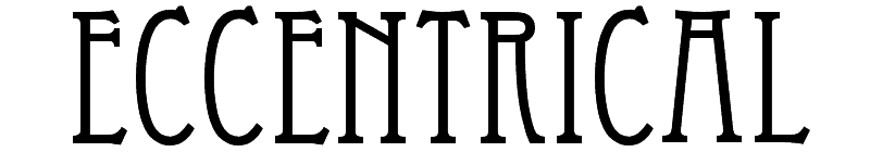 Eccentrical Font