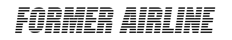 Former Airline Font