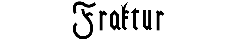 Fraktur Font