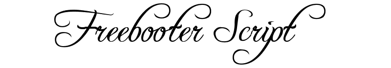 Freebooter Script Font