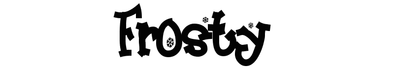 Frosty Font