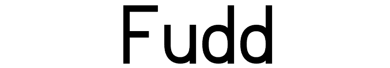 Fudd Font