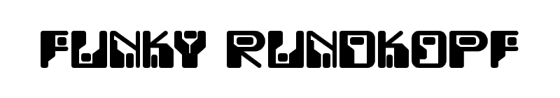 Funky Rundkopf Font