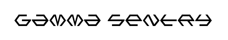 Gamma Sentry Font