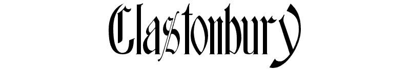 Glastonbury Font