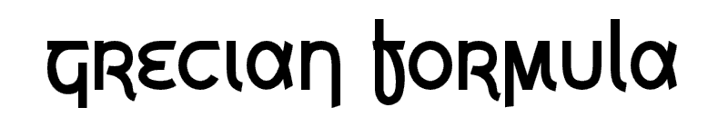 Grecian Formula Font