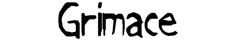 Grimace Font