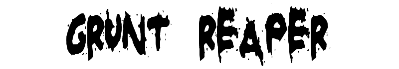 Grunt Reaper Font