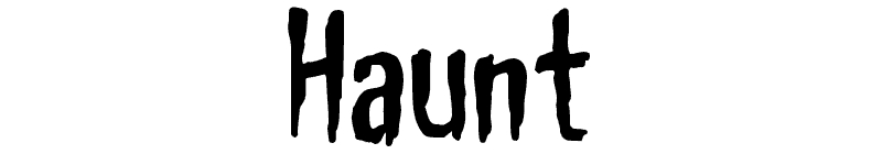 Haunt Font