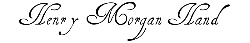 Henry Morgan Hand Font