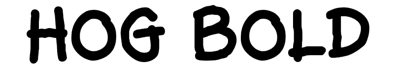 Hog Bold Font