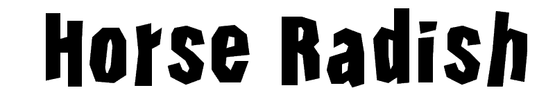 Horse Radish Font