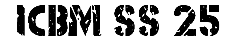 ICBM SS 25 Font