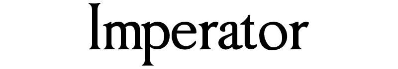 Imperator Font