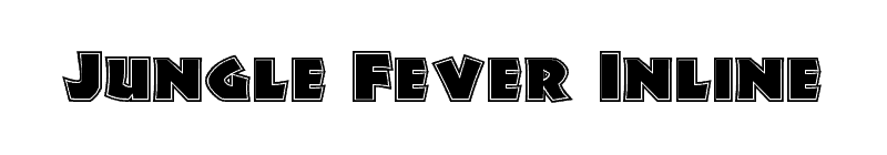 Jungle Fever Inline Font