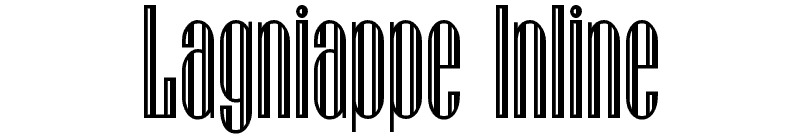 Lagniappe Inline Font