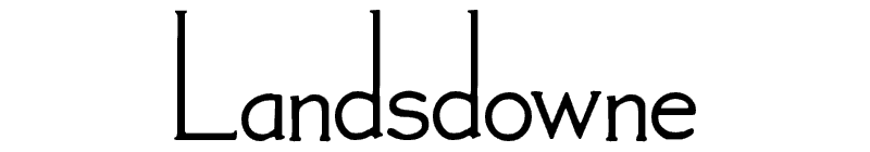 Landsdowne Font