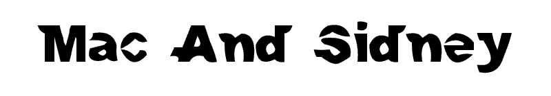 Mac And Sidney Font