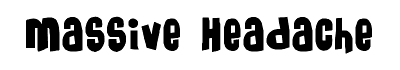 Massive Headache Font