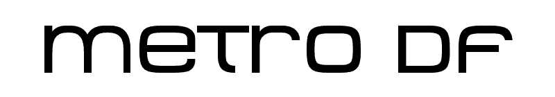 Metro DF Font