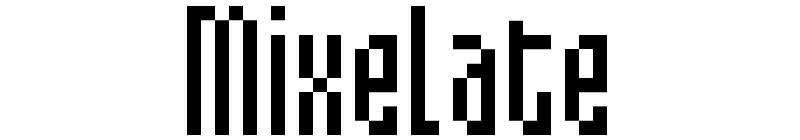 Mixelate Font