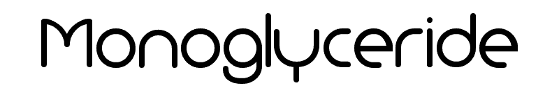 Monoglyceride Font