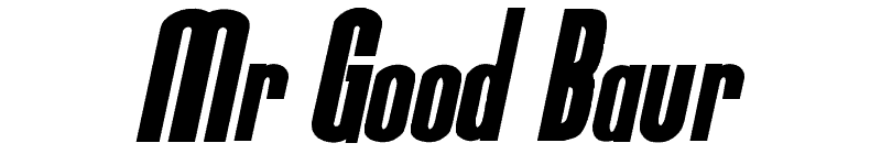 Mr Good Baur Font