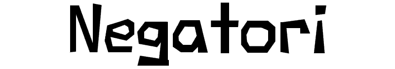 Negatori Font