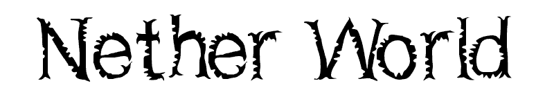 Nether World Font