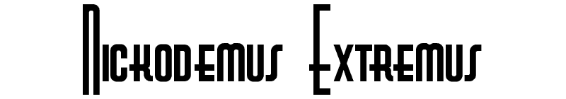 Nickodemus Extremus Font