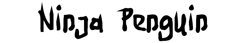 Ninja Penguin Font