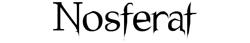 Nosferat Font