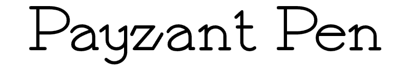 Payzant Pen Font