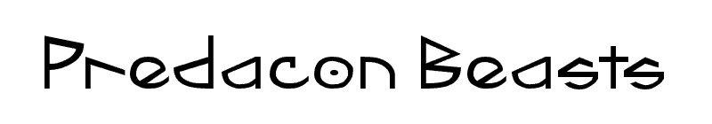 Predacon Beasts Font