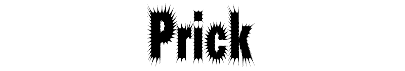 Prick Font