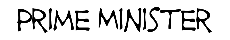 Prime Minister Font