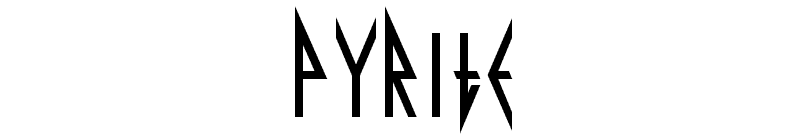 Pyrite Font