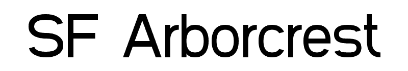 SF Arborcrest Font