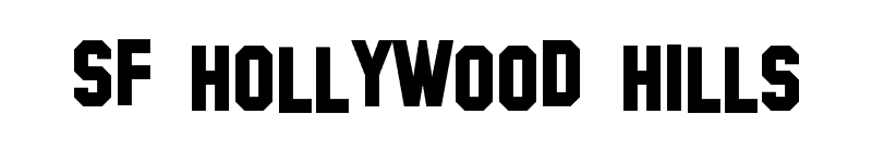 SF Hollywood Hills Font