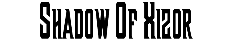 Shadow Of Xizor Font