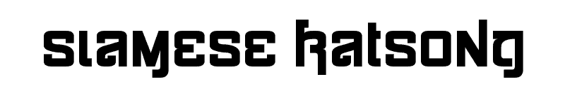 Siamese Katsong Font