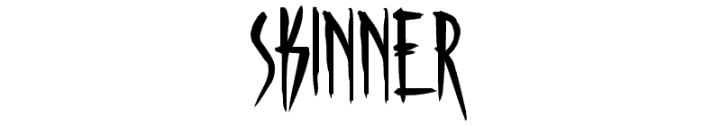 Skinner Font