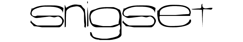 Snigset Font