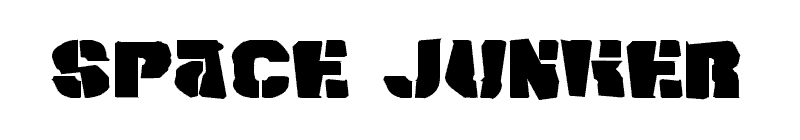 Space Junker Font